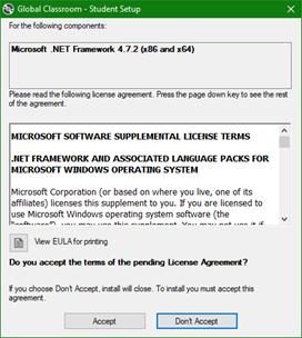 Global Classroom (ระบบห้องเรียนดิจิตอล และ การสอนทางไกล แบบโต้ตอบผ่านอินเทอร์เน็ต) : 