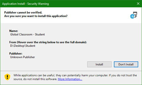 Global Classroom (ระบบห้องเรียนดิจิตอล และ การสอนทางไกล แบบโต้ตอบผ่านอินเทอร์เน็ต) : 