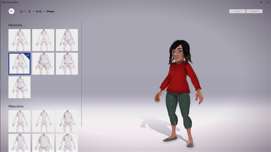 Xbox Avatar Editor (โปรแกรมสร้าง และ แก้ไขตัวละคร Avatar บน Xbox) : Xbox Avatar Editor (โปรแกรมสร้าง และ แก้ไขตัวละคร Avatar บน Xbox) :