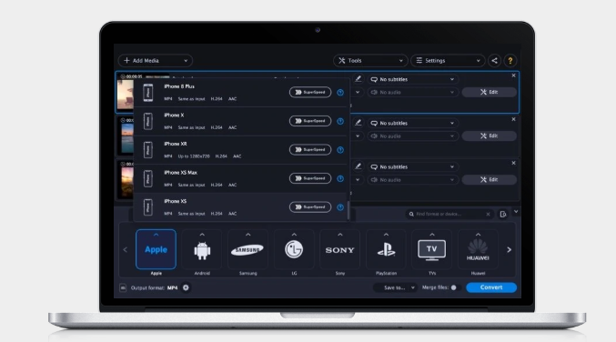โปรแกรมแปลงไฟล์วิดีโอ Movavi Video Converter