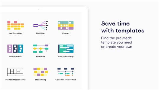 Miro RealtimeBoard (โปรแกรม Miro นำเสนองานบนกระดานร่วมกันเป็นทีม) : 