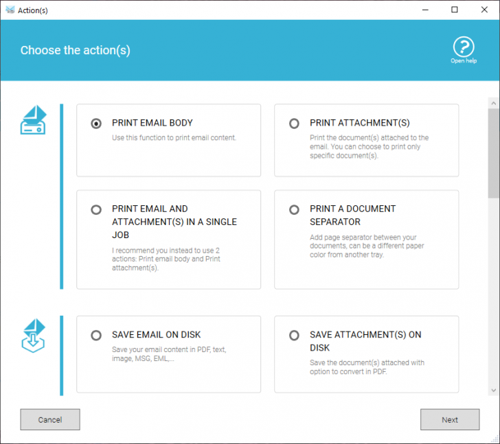 โปรแกรมจัดการอีเมล เชื่อมต่อกับปริ้นเตอร์อัตโนมัติ Automatic Email Manager 