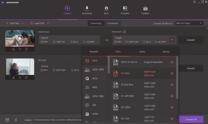 Wondershare UniConverter (โปรแกรมแปลงไฟล์ และตัดต่อวิดีโอ)