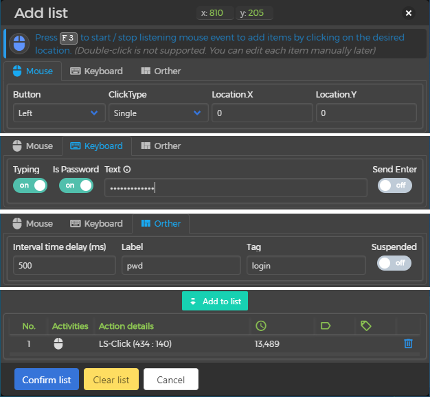โปรแกรมช่วยคลิกเมาส์ Mouse Clicker โปรแกรมช่วยคลิกเมาส์ Mouse Clicker