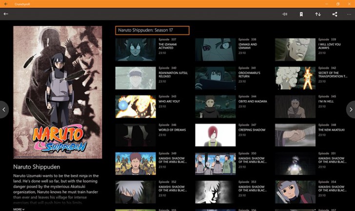 โปรแกรมดูแอนิเมชันญี่ปุ่นออนไลน์ Crunchyroll 