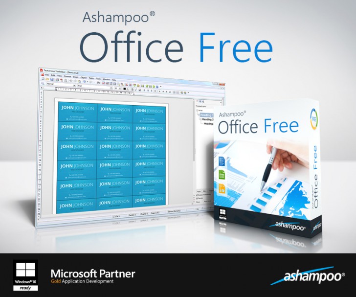 โปรแกรมจัดการเอกสาร Ashampoo Office Free