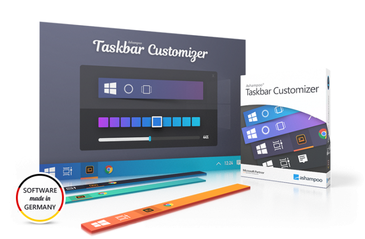 Ashampoo Taskbar Customizer (โปรแกรมปรับแต่งแถบ Taskbar บน Windows 10)
