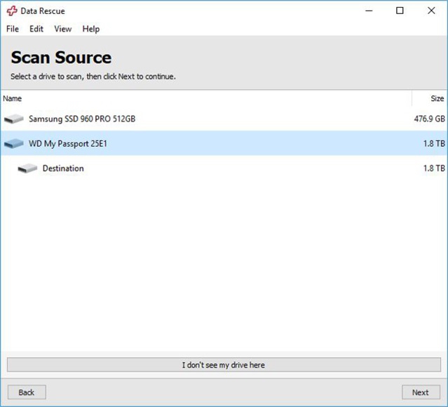 Data Rescue 5 (โปรแกรมกู้ไฟล์ กู้ข้อมูล เรียกคืนไฟล์ที่สูญหายอย่างรวดเร็ว) : 