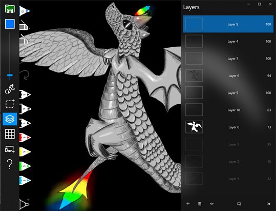 SketchPal (โปรแกรม SketchPal สเก็ตช์ วาดรูป แนวโมเดิร์น เรียบง่าย จาก Microsoft) : 