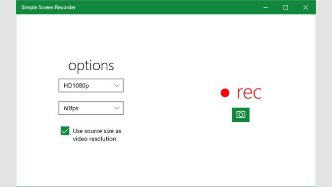 โปรแกรมบันทึกหน้าจอทั่วไป Simple Screen Recorder