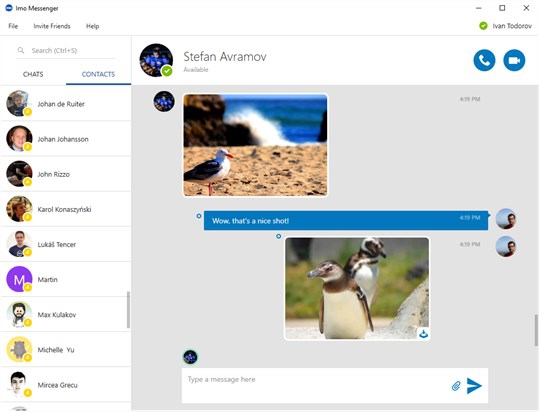 ‪imo app‬ (โปรแกรม imo app แชท ส่งข้อความเสียง วีดีโอ กับเพื่อนและครอบครัว) : 