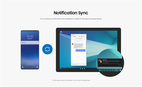 Samsung Flow (โปรแกรมเชื่อมต่อมือถือ Samsung Galaxy แชร์ข้อมูล การแจ้งเตือน) : 