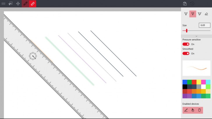 InkPaint (โปรแกรม InkPaint วาดภาพดิจิทัล เพ้นท์ด้วยหมึกปากกา Windows Ink) : 