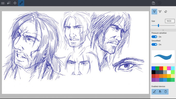 InkPaint (โปรแกรม InkPaint วาดภาพดิจิทัล เพ้นท์ด้วยหมึกปากกา Windows Ink) : 