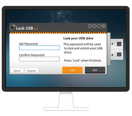 Lock USB (โปรแกรมล็อกรหัสผ่าน USB Flash Drive ป้องกันการเข้าถึงข้อมูล)