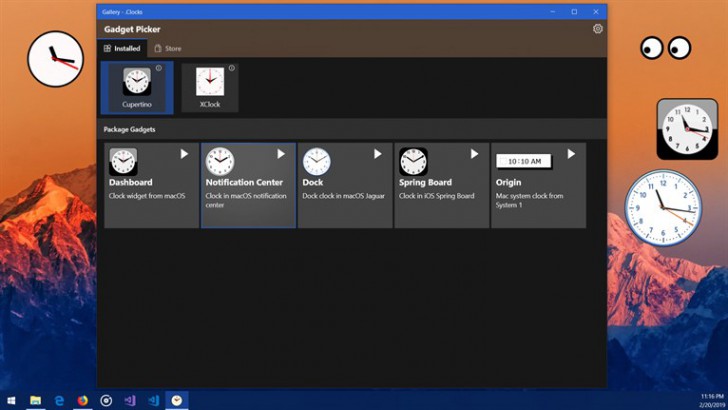 Clocks (โปรแกรม Clocks นาฬิกาติดผนัง โชว์บนหน้าจอ Desktop ใช้สำหรับดูเวลา) : 