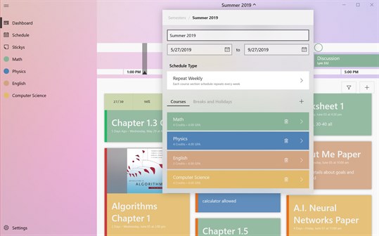 Skolar (โปรแกรม Skolar เครื่องมือวางแผนการเรียน จัดตารางการบ้าน) : 