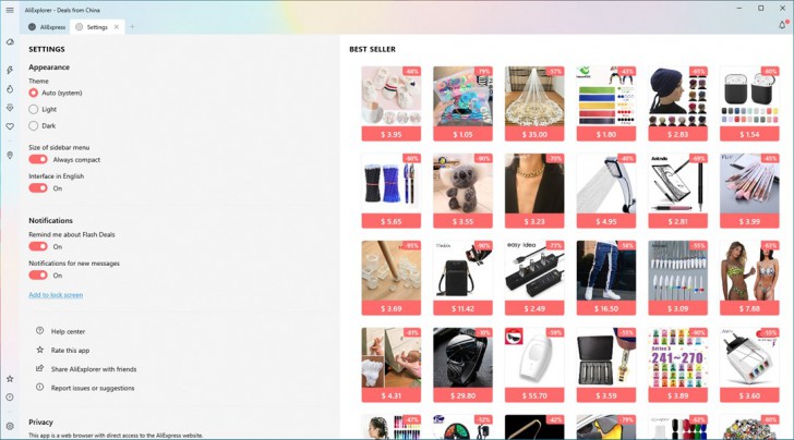 AliExplorer (โปรแกรม AliExplorer ช้อปปิ้งออนไลน์จากเว็บ Aliexpress ประเทศจีน) : 