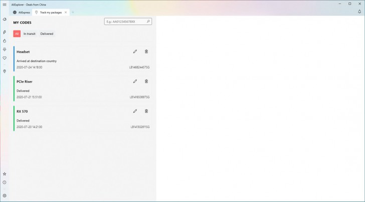 AliExplorer (โปรแกรม AliExplorer ช้อปปิ้งออนไลน์จากเว็บ Aliexpress ประเทศจีน) : 