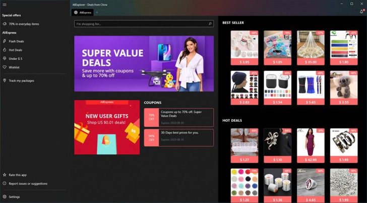 AliExplorer (โปรแกรม AliExplorer ช้อปปิ้งออนไลน์จากเว็บ Aliexpress ประเทศจีน) : 
