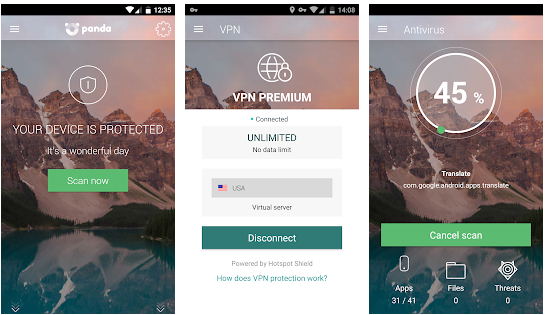 Panda Dome for Android (App สแกนไวรัส ติดตามเครื่องหาย)