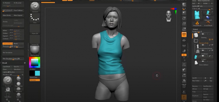 ZBrush (โปรแกรมออกแบบงานโมเดลปั้น 3D สวยสมจริง ระดับมืออาชีพ)