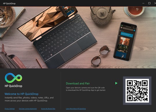 โปรแกรมส่งต่อไฟล์คอมพิวเตอร์มือถือ HP QuickDrop โปรแกรมส่งต่อไฟล์คอมพิวเตอร์มือถือ HP QuickDrop