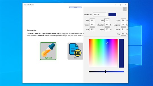 Free Color Picker (โปรแกรม Free Color Picker ดูดสี ดึงโค้ดสีจากหน้าจอ Desktop) : Free Color Picker (โปรแกรม Free Color Picker ดูดสี ดึงโค้ดสีจากหน้าจอ Desktop) :