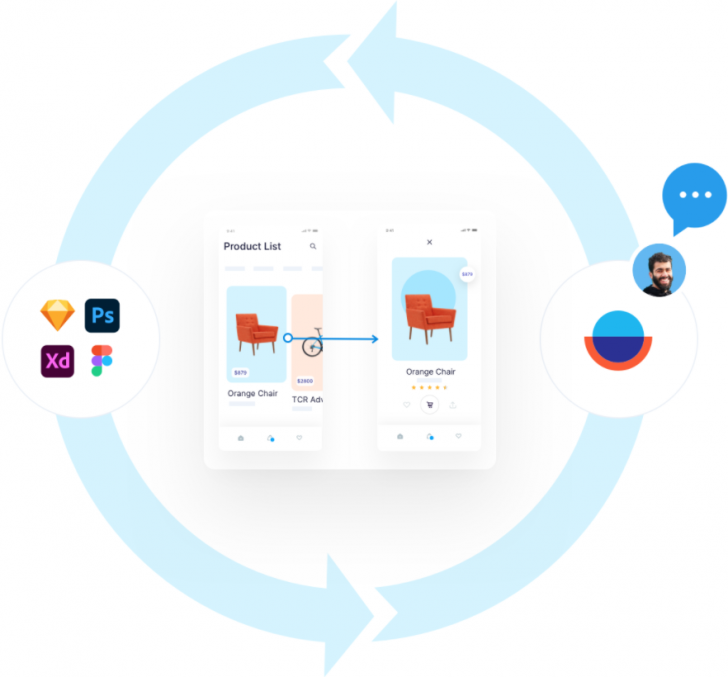 Overflow (โปรแกรมออกแบบ UX และ UI สำหรับนักพัฒนาแอปพลิเคชัน) : 
