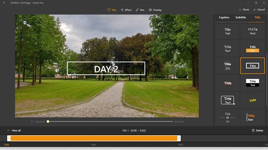 Studio Plus (โปรแกรม Studio Plus ตัดต่อวิดีโอแบบรวดเร็ว ใช้ง่าย จาก Samsung) : 