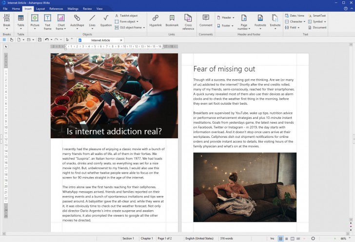 Ashampoo Office 8 (ดาวน์โหลดโปรแกรม Office ราคาถูก)