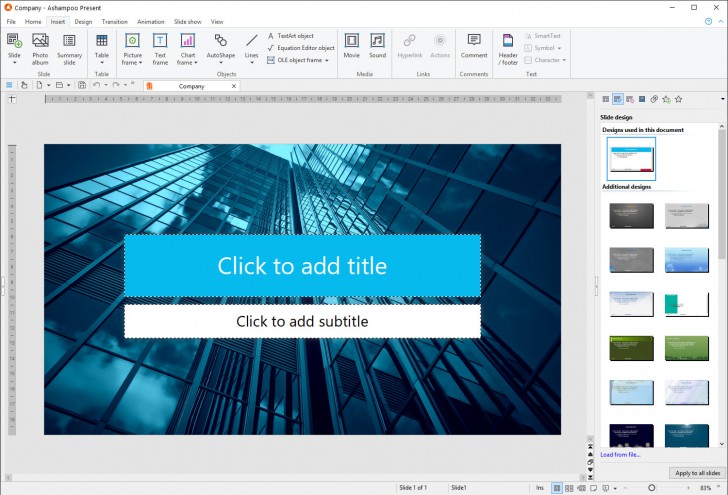 Ashampoo Office 8 (ดาวน์โหลดโปรแกรม Office ราคาถูก) : 