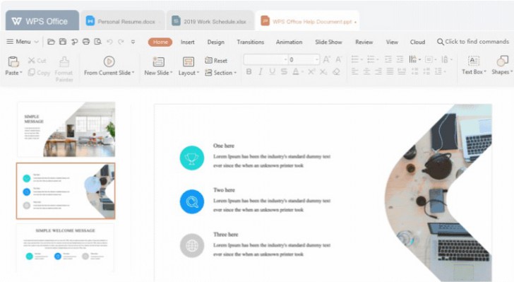 WPS Office Free (โปรแกรมออฟฟิศฟรี ครบงานเอกสาร ทำพรีเซนเทชั่น และสเปรดชีต)