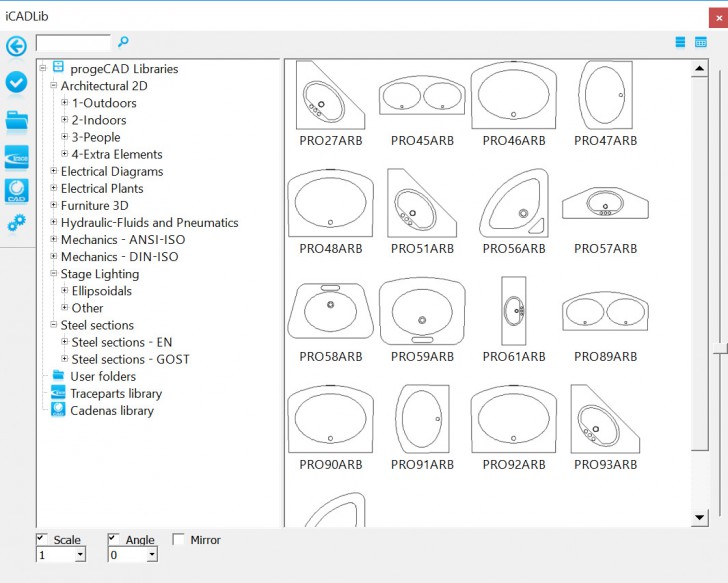 progeCAD 2022 Professional (โปรแกรมออกแบบบ้าน เปิดไฟล์โปรแกรม AutoCAD ได้) : 
