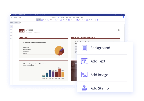 Wondershare PDFelement (โปรแกรมจัดการ PDF สร้าง และ แก้ไข ได้แบบครบวงจร) : 