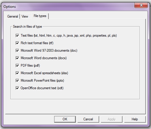 SeekFast (โปรแกรม SeekFast ค้นข้อความในไฟล์เอกสาร พร้อมกันหลายไฟล์)  : 