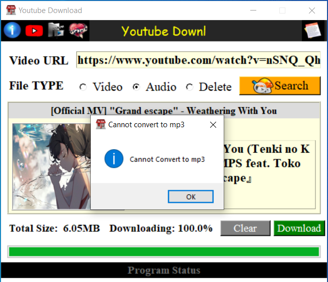Modern Youtube Downloader (โปรแกรมดาวน์โหลดวิดีโอจาก YouTube) : Modern Youtube Downloader (โปรแกรมดาวน์โหลดวิดีโอจาก YouTube) :