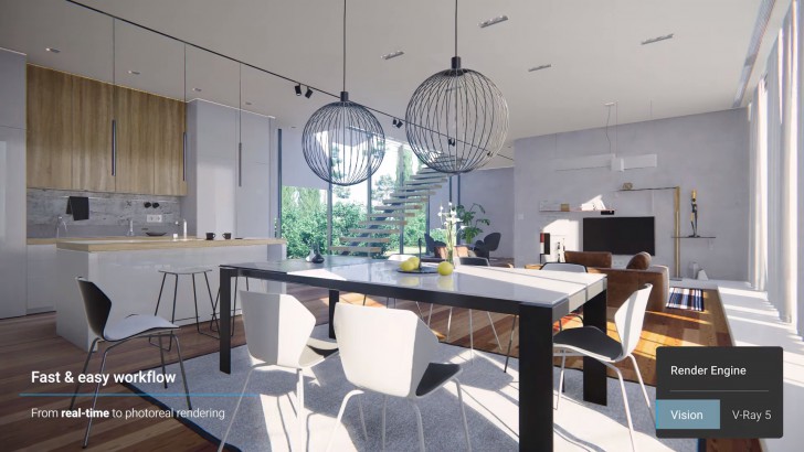 V-Ray 5 for SketchUp (โหลด V-Ray โปรแกรมปลั๊กอินเสริมสำหรับ SketchUp)