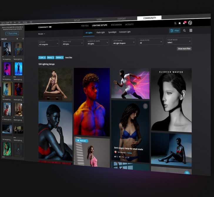 Set A Light 3D (โปรแกรม Set A Light 3D จัดแสงสตูดิโอแบบจำลอง สตูดิโอเสมือนจริง) : 