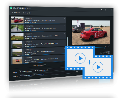 Gihosoft Free Video Joiner (โปรแกรมรวมคลิปวิดีโอ ประกอบไฟล์วิดีโอเข้าด้วยกัน) : 
