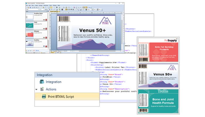 SEAGULL BarTender (โปรแกรมออกแบบ พิมพ์ และจัดทำบาร์โค้ด ครบวงจร) : 