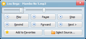 โปรแกรมเครื่องเล่นเพลงขนาดเล็ก Vov Music Player​