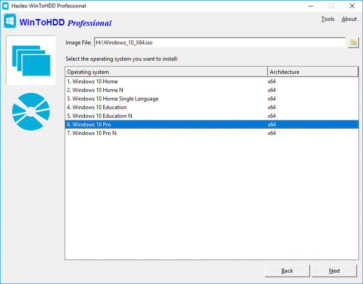WinToHDD (โปรแกรม WinToHDD ติดตั้งระบบปฏิบัติการไม่ต้องใช้ USB หรือ แผ่น CD) : 