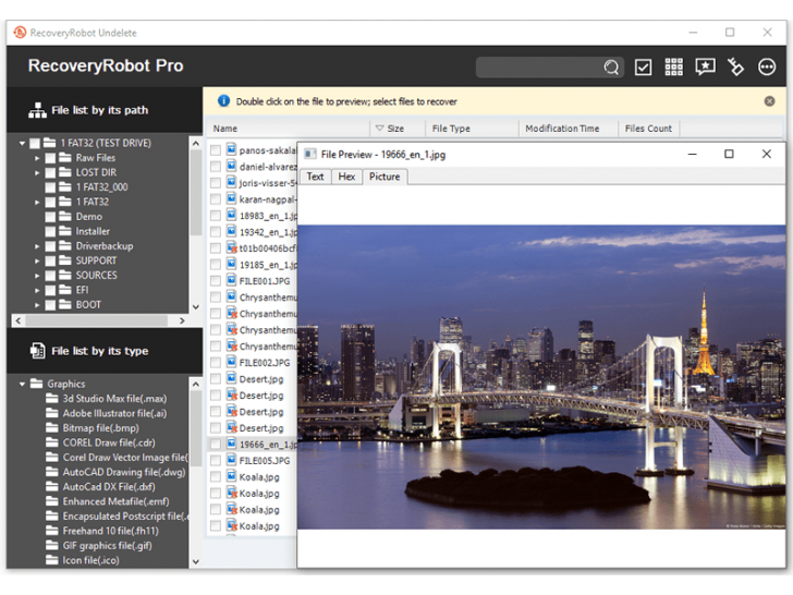 RecoveryRobot Undelete (โปรแกรม RecoveryRobot Undelete กู้คืนข้อมูล กู้ไฟล์ที่ถูกลบ) : 