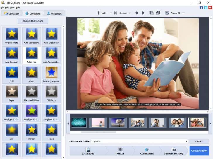 AVS Image Converter (โปรแกรมแปลงไฟล์ แปลงไฟล์ภาพ พร้อมใส่ลายน้ำบนรูปภาพ) : 