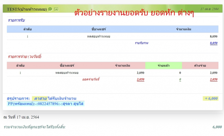 Lookshare (โปรแกรมจัดการระบบบัญชีสำหรับลูกแชร์ เก็บประวัติข้อมูลบ้านแชร์ ครบวงจร) : 