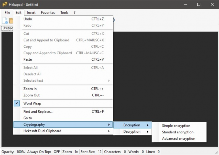 Hekapad (โปรแกรม Hekapad เขียนพิมพ์เอกสาร Text Editor ขนาดเล็ก) : 