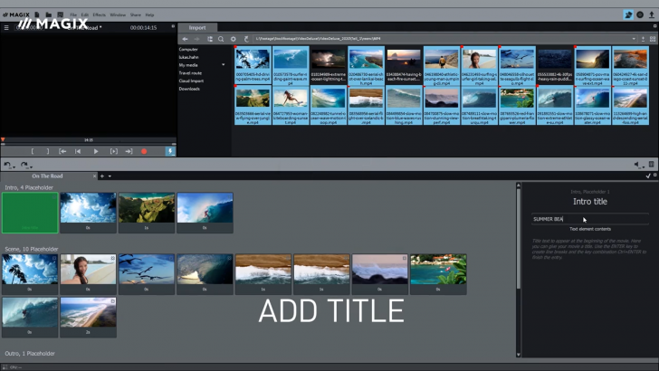 โปรแกรมตัดต่อวิดีโอขั้นเทพ MAGIX Movie Edit Pro Plus