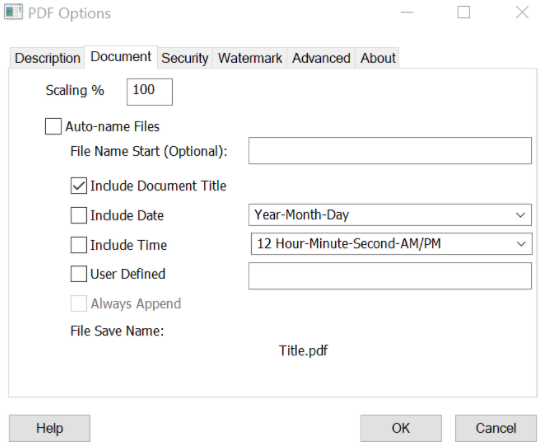 Win2PDF (โปรแกรมจัดการไฟล์ สร้างไฟล์ แปลงไฟล์ รวมไฟล์ PDF จากรูปภาพ) : 