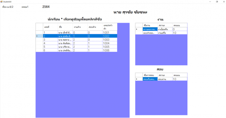 TT-TeachersTools (โปรแกรมบริหารจัดการ บันทึกคะแนนนักเรียน สำหรับครู) : 